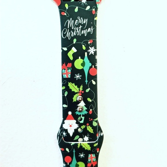 NWT Epic Deals | Green 'Merry Christmas' Band Replacement for Apple Watch - Picture 6 of 8